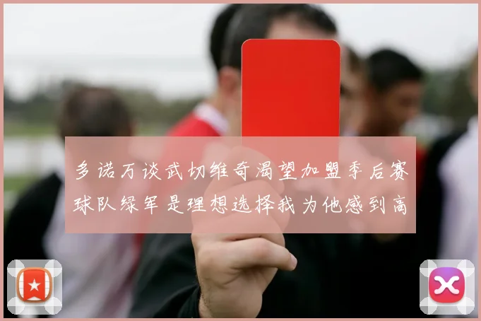 多诺万谈武切维奇渴望加盟季后赛球队绿军是理想选择我为他感到高兴